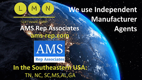 LMN Software Corp. announces AMS Rep Associates as our Independent Manufacturer Agent in the Southeastern USA: TN, NC, SC, MS, AL, GA!